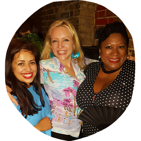 Romayne Etwaroo, Holly France, and Sharon Thompson